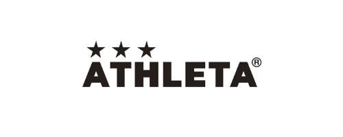 宇都宮イソサッカークラブのサポートパートナーであるATHLETAのロゴ