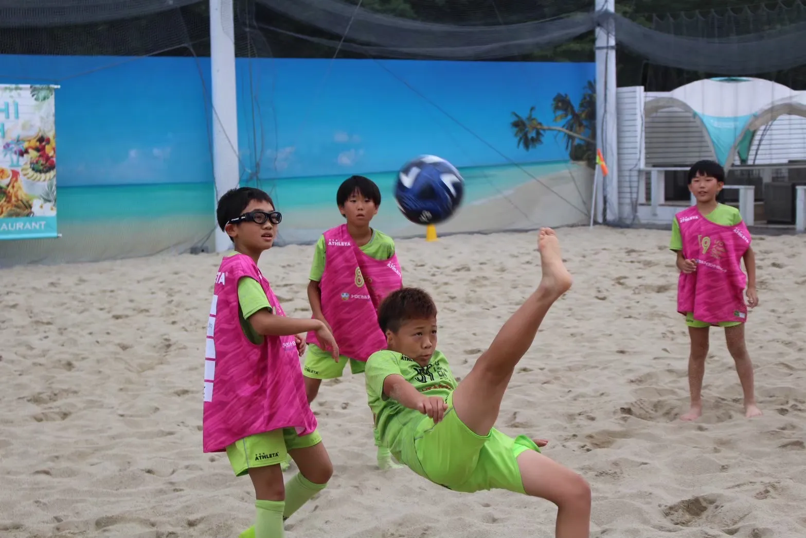 イソサッカークラブの活動風景